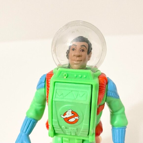 Vtg 1989 Ghostbusters Action Figure Winston Fright Features Kenner Astronaut Toy - Picture 5 of 16